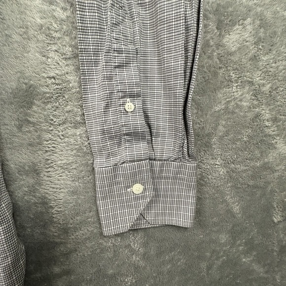 Ermenegildo Zegna Men's 2XL Dress Shirt Gingham Gray Regular Fit LS SEE DESCRIPT - Picture 12 of 16